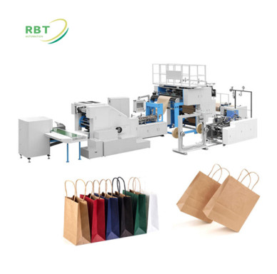 Automatic high speed paper bag forming machine